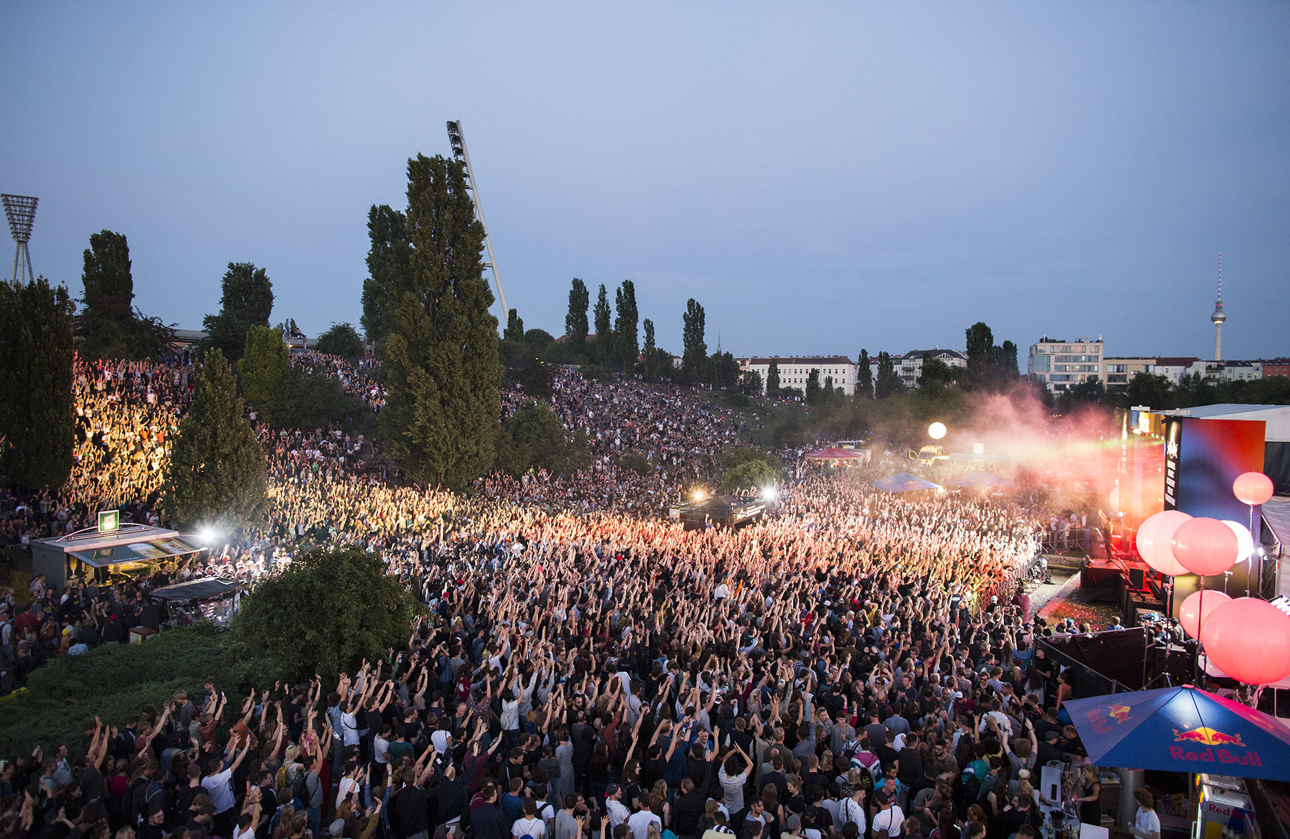 © Dirk Mathesius, Red Bull Music Academy Stage at Mauerpark in Berlin