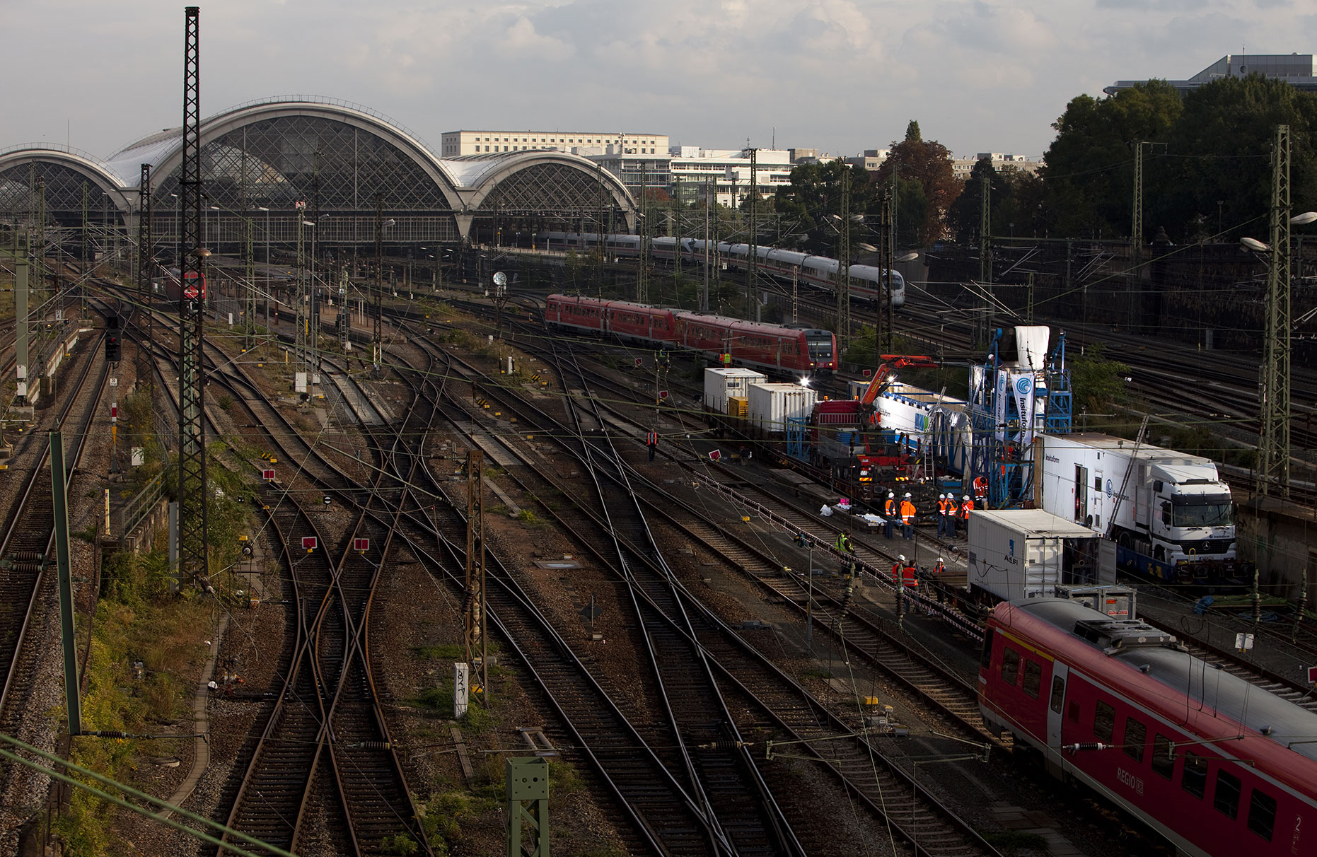 © Dirk Mathesius, INSITUFORM tube lining systems, Dresden, Hauptbahnhof, Baustelle, Kanalsanierung